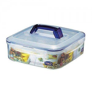 Locknlock Appetizer And Dessert Container With Handle, 6.5 Litres, Clear | IGD-273965