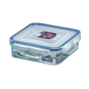 Locknlock Classic Small Flat Square Food Container | 430ml | MHX-538240