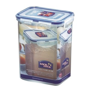 Locknlock Classics Medium Tall Rectangular Food Container With Leak Proof Locking Lids | XYQ-135098