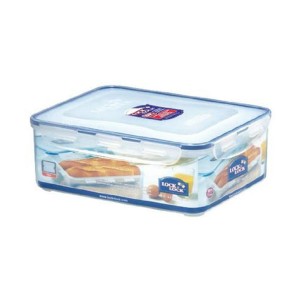 Locknlock Classics Small Tall Oblong Food Container With Tray, Transparent | SZA-069735