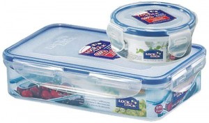 Locknlock Food Storage Container Set, 2-pieces (800ml x 1 + 140ml x 1) | VZI-814709