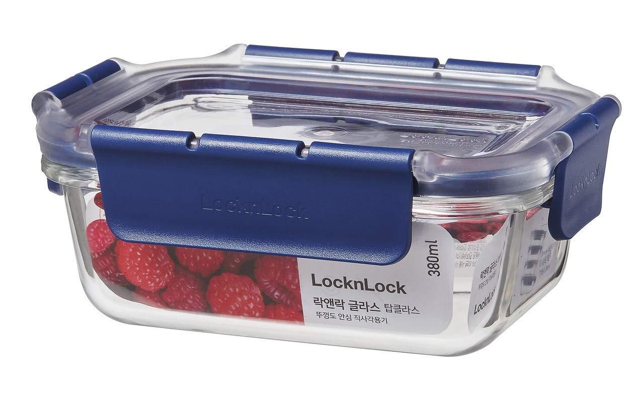 Locknlock Air & Liquid Tight Glass Food Storage Container, 380ml | GPC-791534