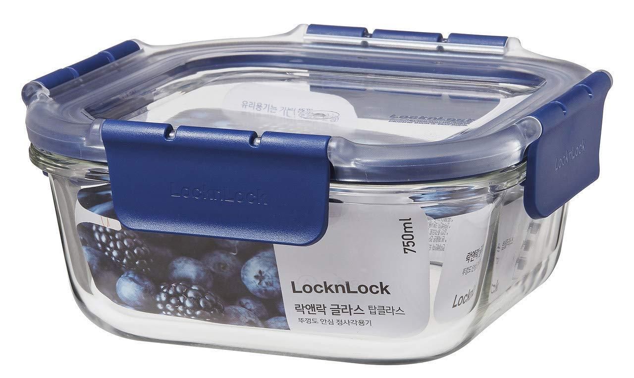 Locknlock Air & Liquid Tight Glass Food Storage Container, 750ml | ILB-719430