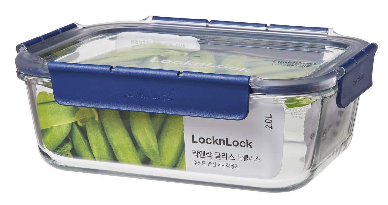 Locknlock Air & Liquid Tight Glass Food Storage Container, 2ltr | ITO-124089