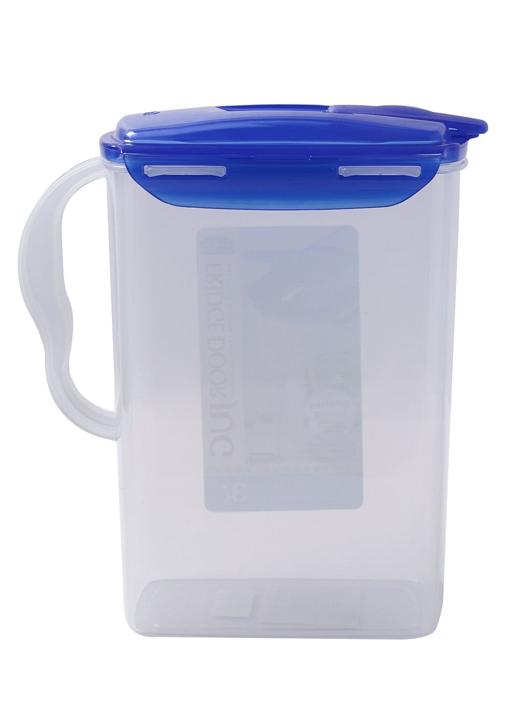 Locknlock Aqua Fridge Door Water Jug With Flip Top Lid, 3 Litres, Semitransparent | VTF-570693