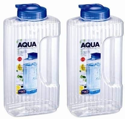 Locknlock Aqua Pet Bottle - 2.1ltr (Pack Of 2) | FUA-072615