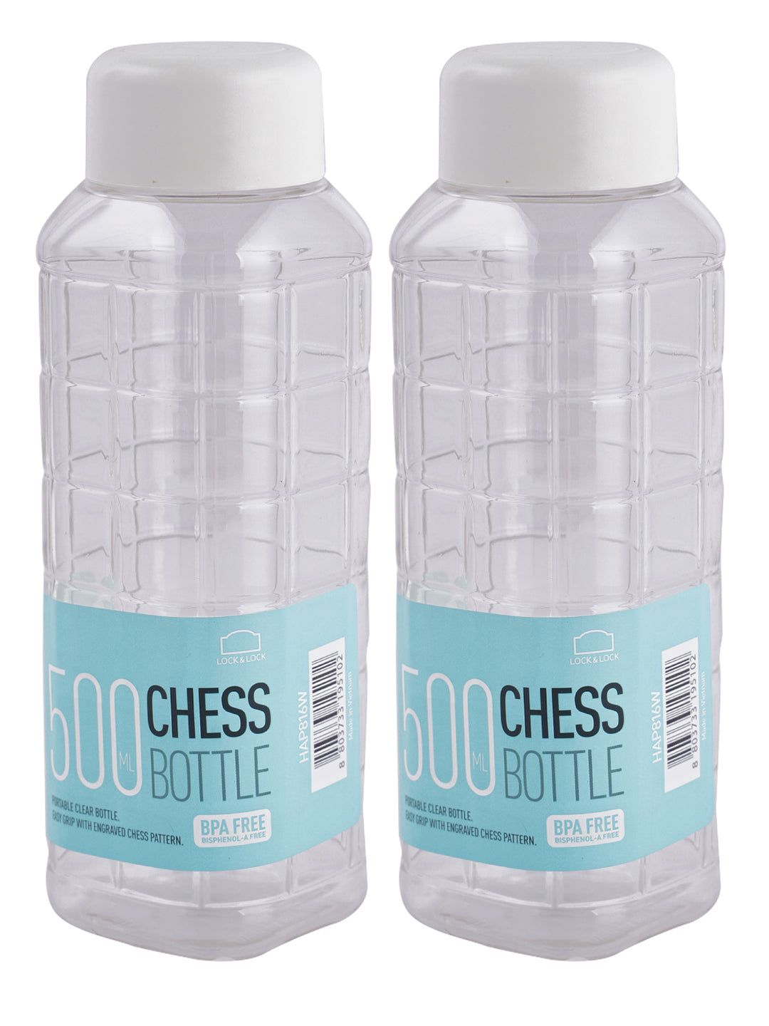 Locknlock Chess Bottle - 500ml (Pack Of 2) | KEO-702684