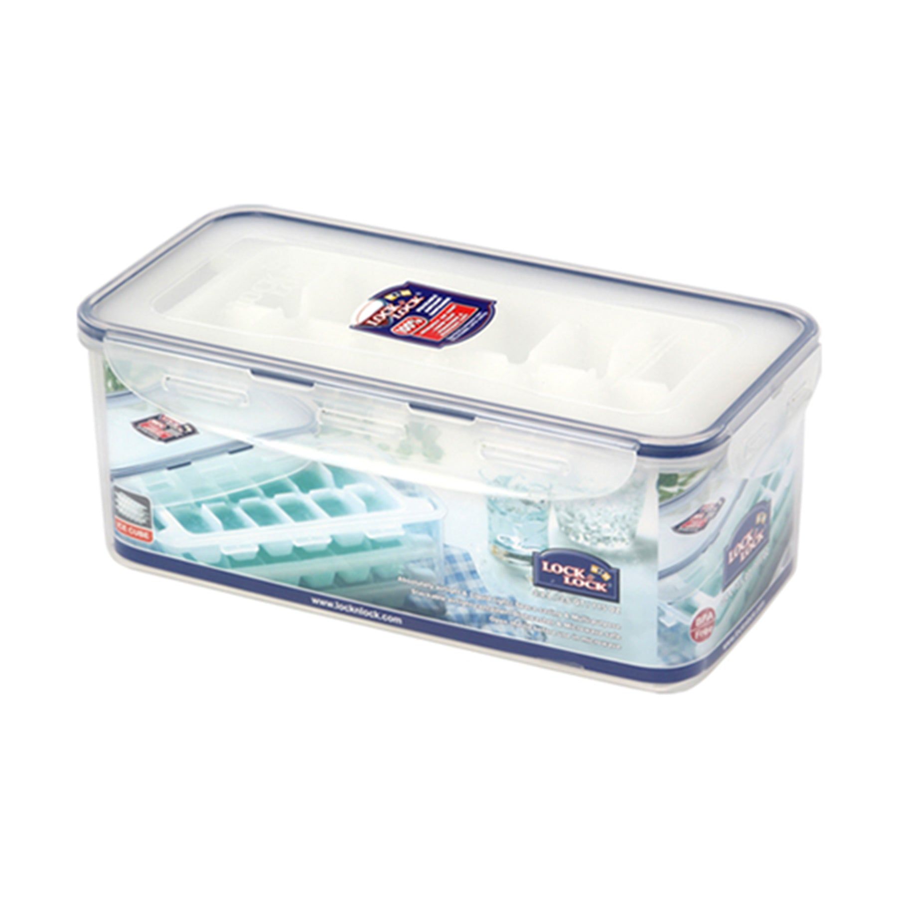 Locknlock Classic Ice Cube Container With Tray - 3.4 Ltr | VRI-269415