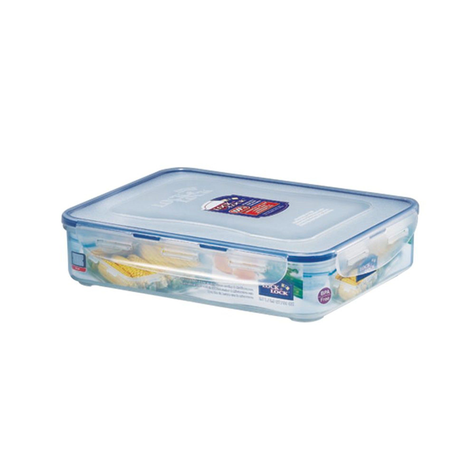 Locknlock Classic Large Semi-tall Rectangular Flat Food Container With Tray | QDW-059173