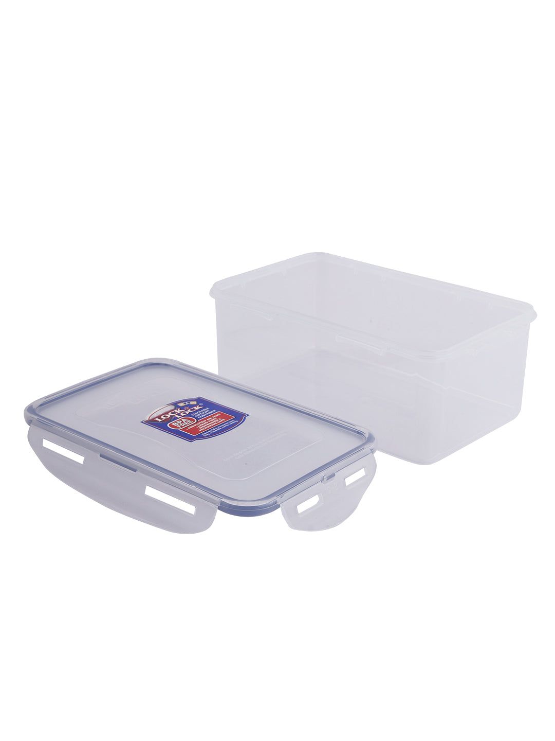 Locknlock Classics Rectangular Plastic Airtight Food Storage Container, 1.4 Liter, Set Of 2 | JLD-192306