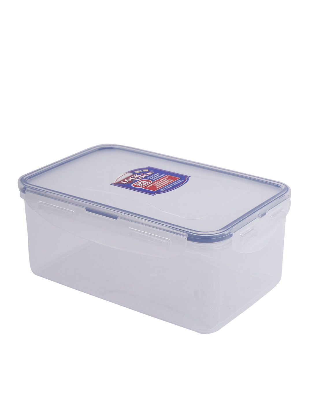 Locknlock Classics Rectangular Plastic Airtight Food Storage Container, 1.4 Liter, Set Of 2 | JLD-192306