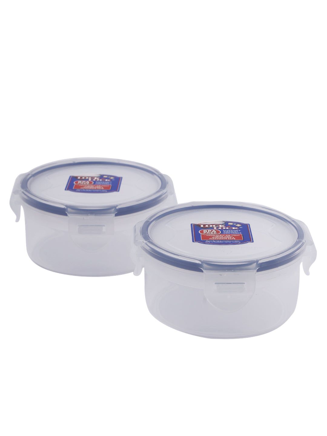 Locknlock Classics Round Polypropylene Storage Container Set, 300ml, Set Of 2 | AFS-826195