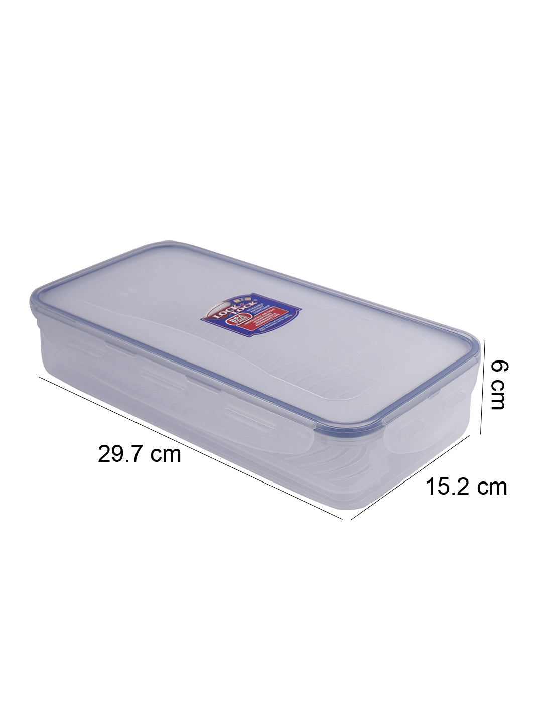 Locknlock Classics Small Flat Oblong Food Container With Leak Proof Locking Lid And Tray | UFV-268970