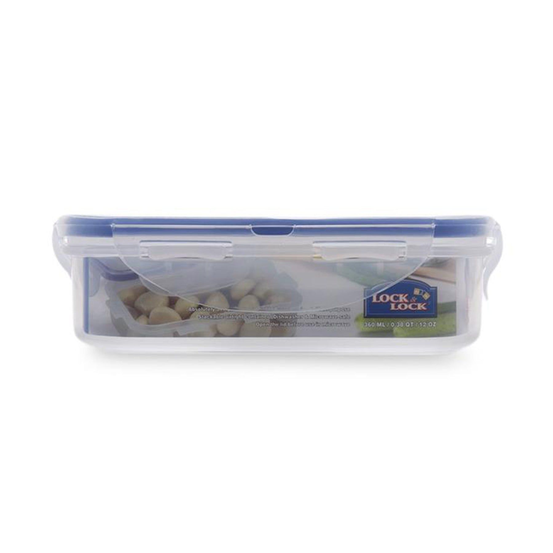 Locknlock Classics Small Flat Rectangular Food Container With Leak Proof Locking Lid | EQR-314286