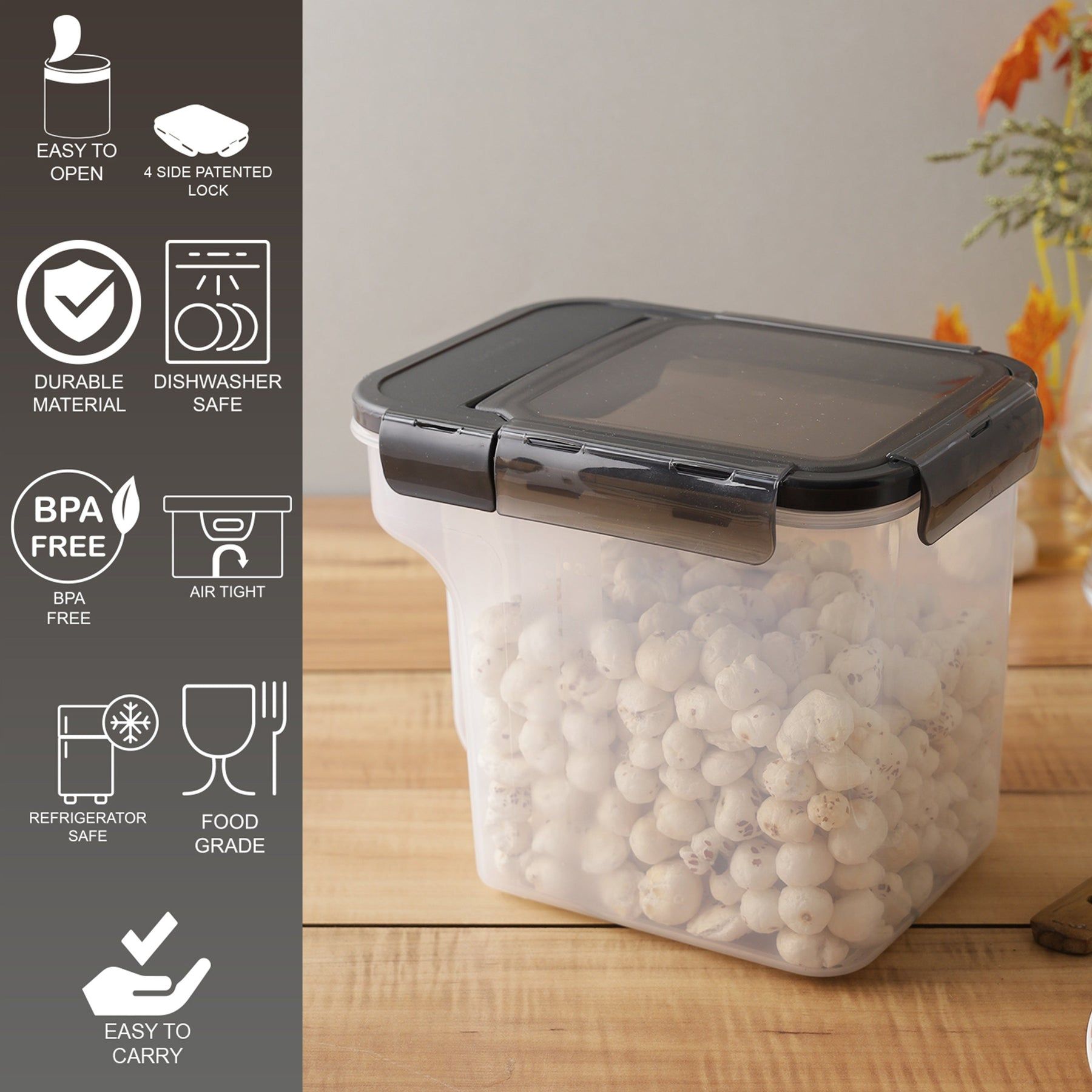 Locknlock Hermetic Pantry Food Container With Air Tight Locking | 2.5ltr | KIE-186924