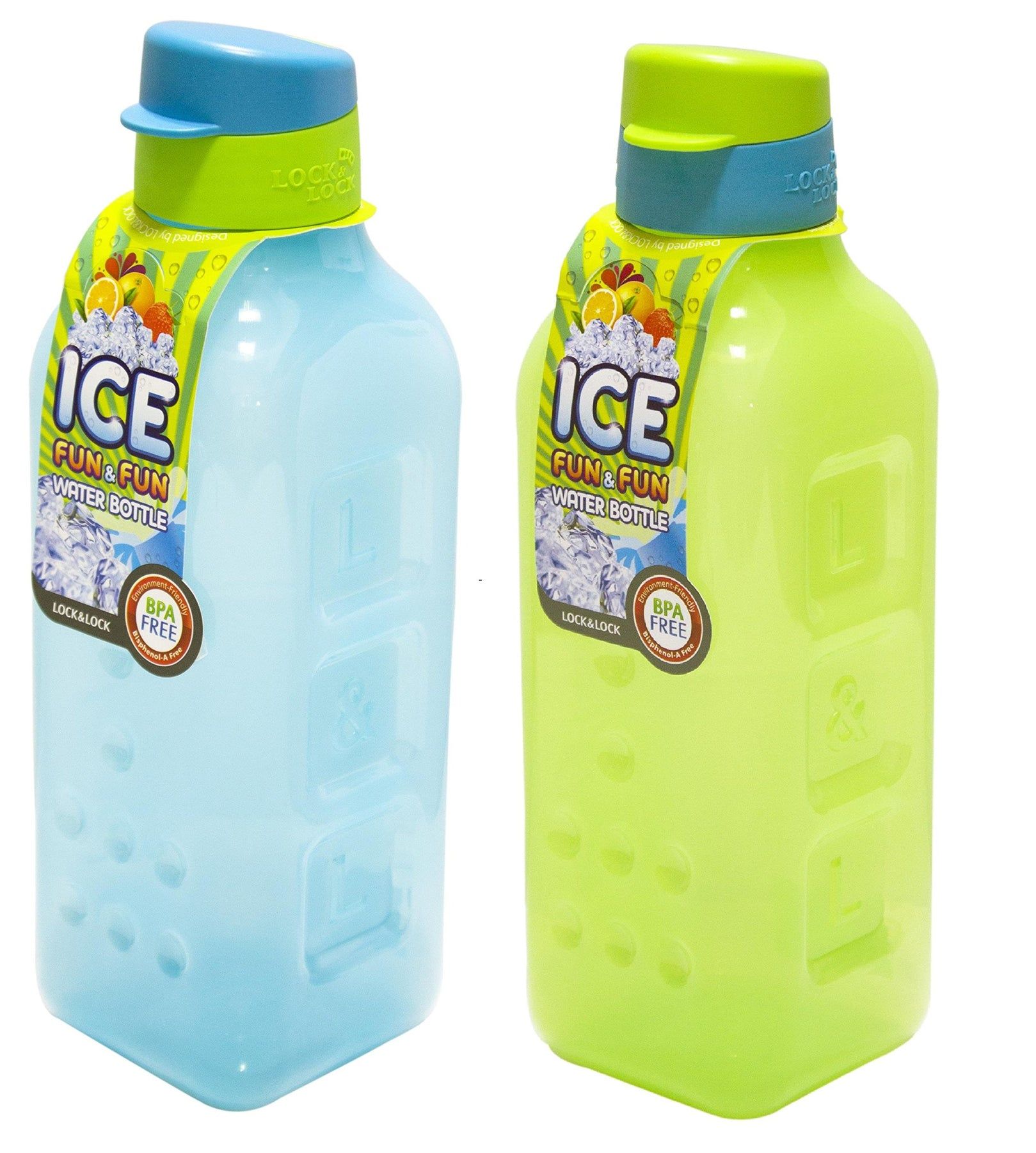 Locknlock Ice Fun Bottle - 1ltr (Pack Of 2) | OJZ-753461