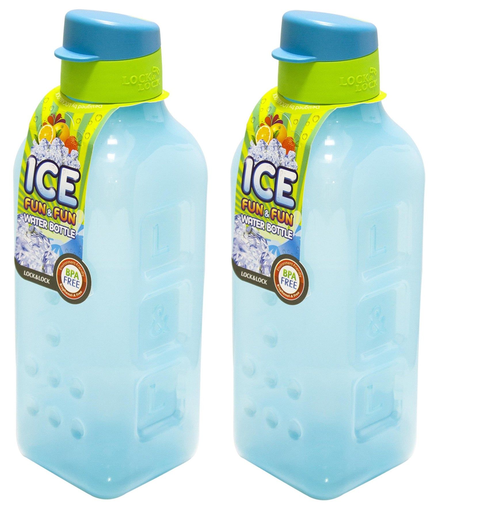 Locknlock Ice Fun Bottle - 1ltr (Pack Of 2) | CJZ-014539