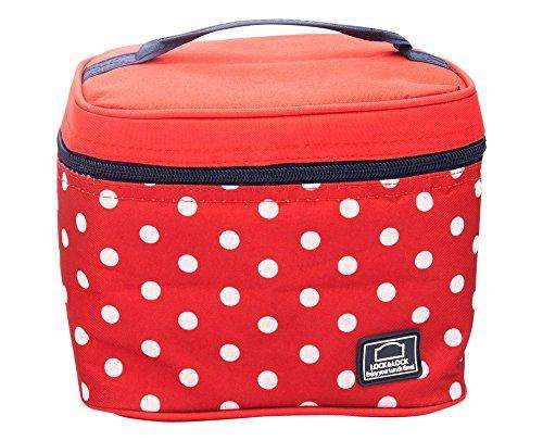 Locknlock Plastic Lunch Box With Polka Bag Set, 4-pieces | ZSJ-361257