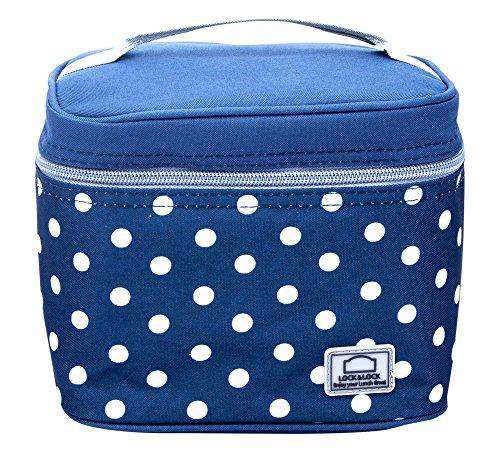 Locknlock Plastic Lunch Box With Polka Bag Set, 4-pieces | ZSJ-361257