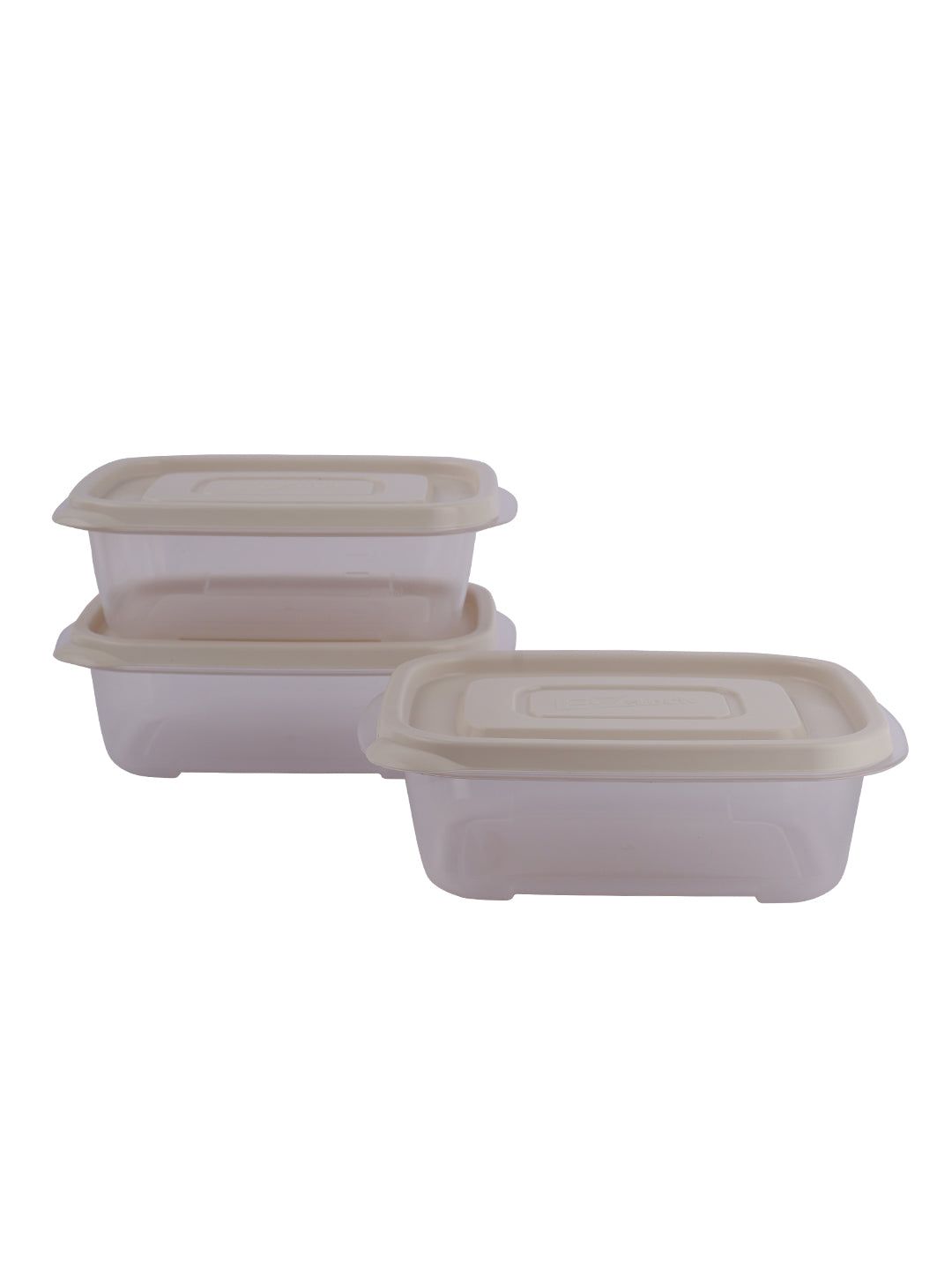 Locknlock Rectangle 520ml x 3 - Ivory Set | TEM-875361