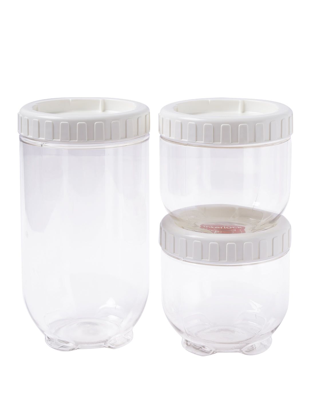 Locknlock Round 500ml x 500ml x 1ltr - Interlock Set | ASP-024967