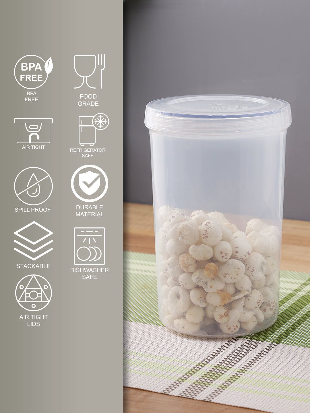 Locknlock Round Twist Container - 1.3ltr | IBQ-403628