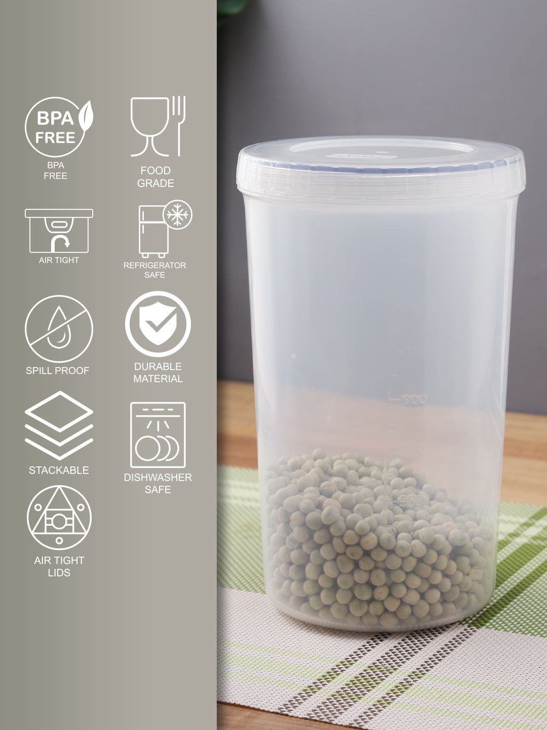 Locknlock Round Twist Container - 1.9ltr | WXY-168429