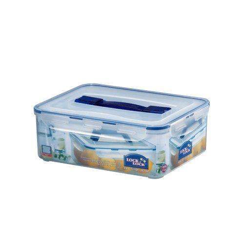 Locknlock Small Storage Container With Grab Handle And Trey, Transparent | OEW-305412