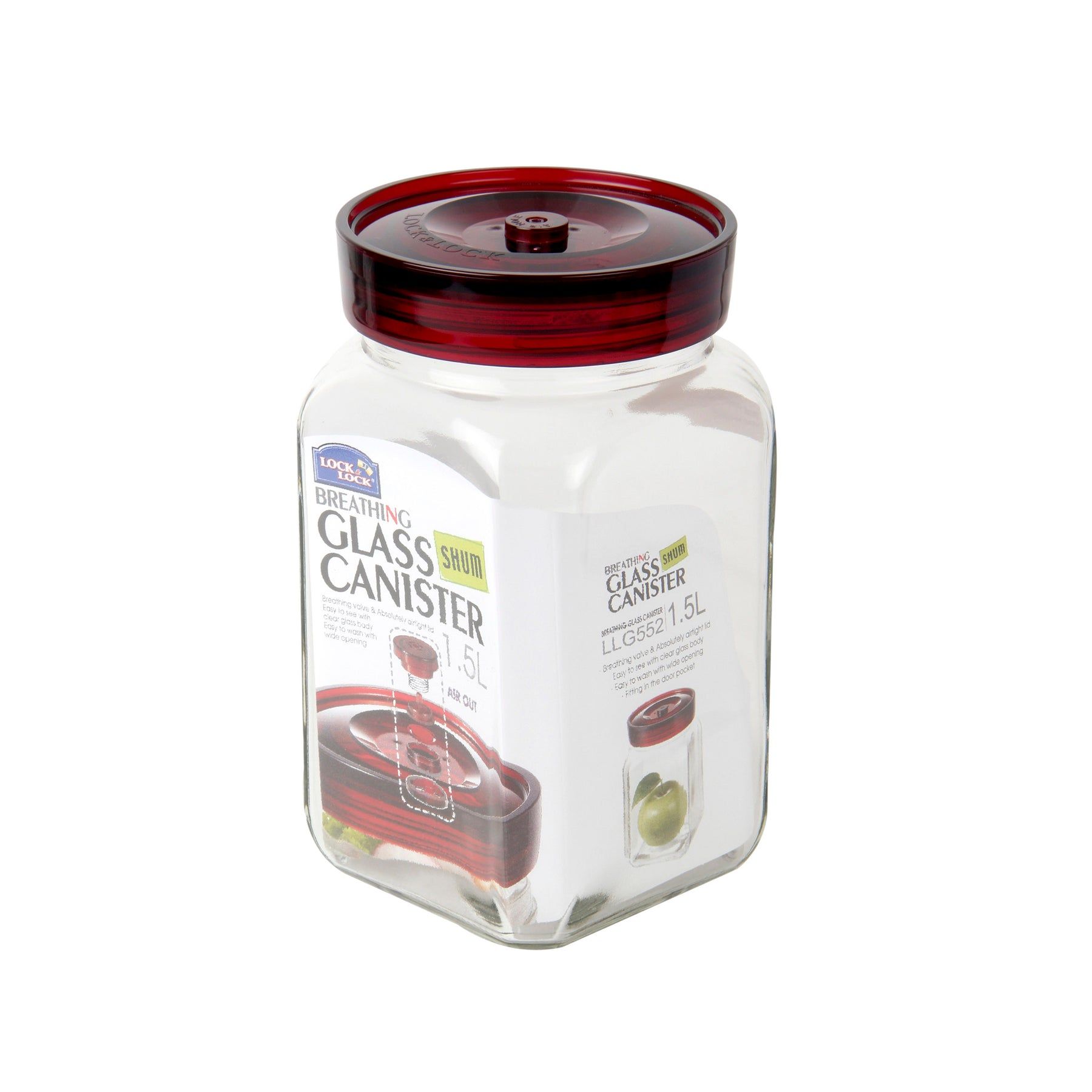 Locknlock Square Canister - 1.5ltr | WNP-876429