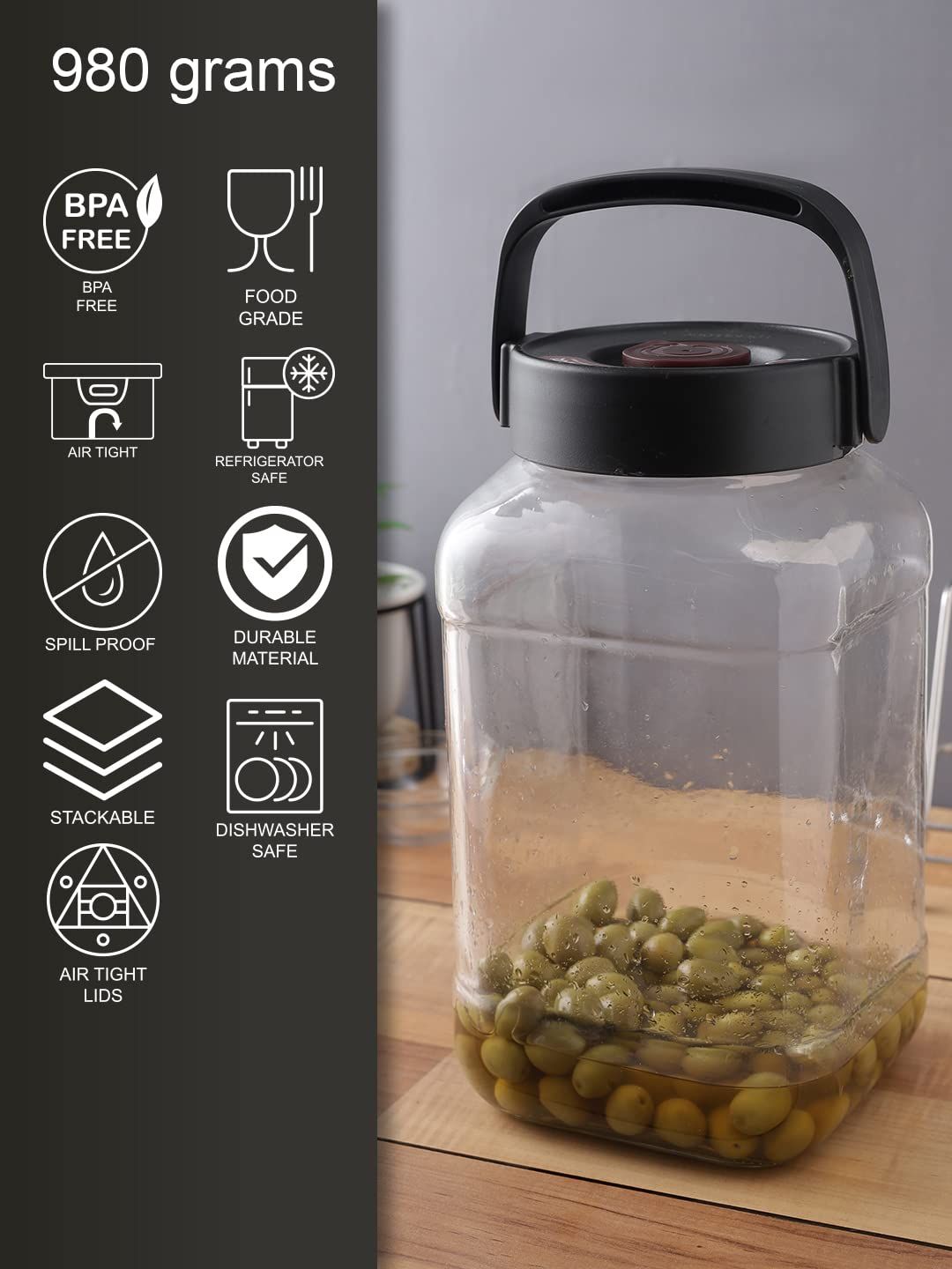 Locknlock Square Canister - 3.6ltr | QNB-472061